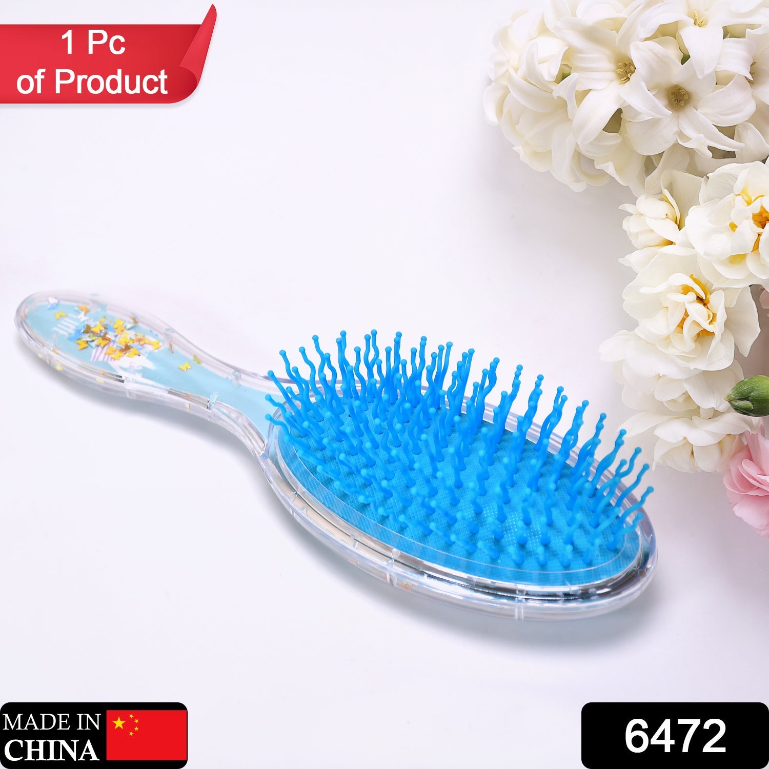 6472 Hair Brush for Kids Detangling Anti-static Soft Massage for Braids Curly Straight Long or Short Wet Or Dry Hair (Multi-Design) DeoDap 6472 Hair Brush for Kids Detangling Anti-static Soft Massage for Braids Curly Straight Long or Short Wet Or Dry Hair (Multi-Design) DeoDap